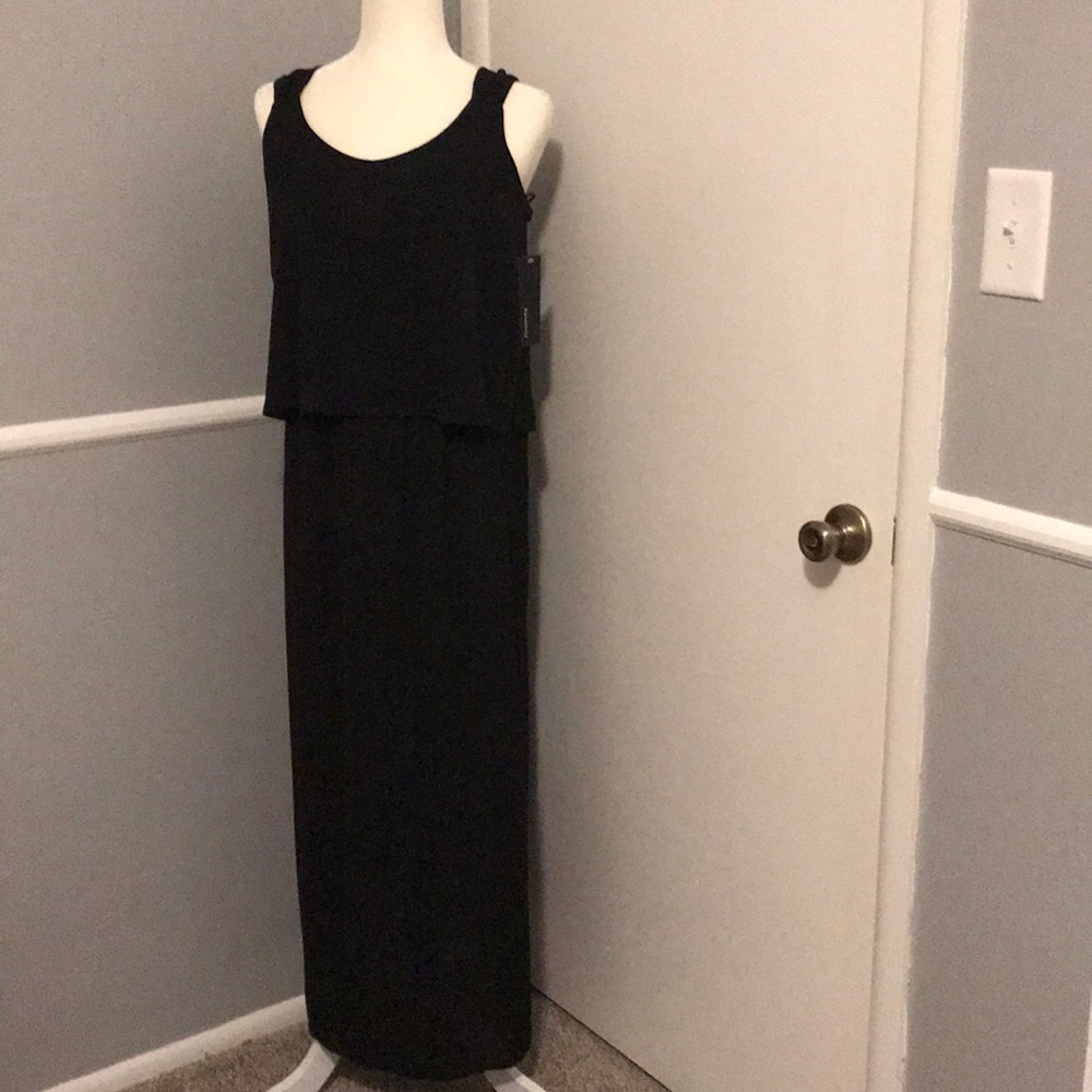 Relativity long black dress